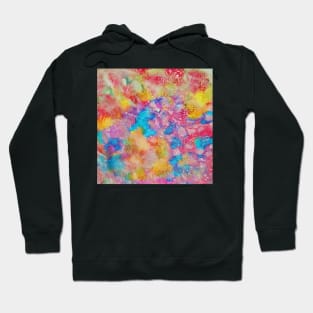 Vibrant Sparkle Abstract Hoodie